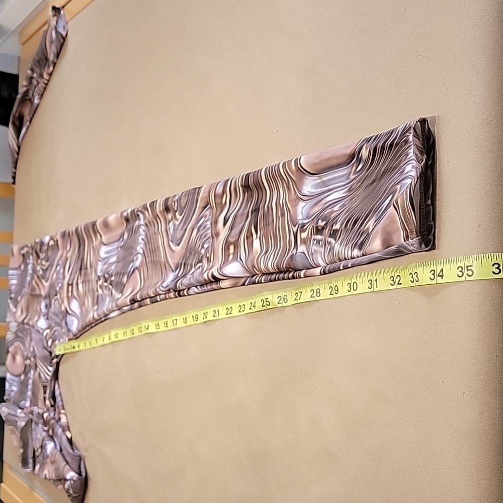 Unbranded Unsized Bodysuit, Brown, Tans and White Swirl / Poured Pattern - Picture 11 of 15